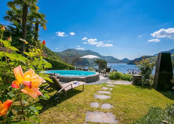 Morcote Magic View & Pool - Happy Rentals